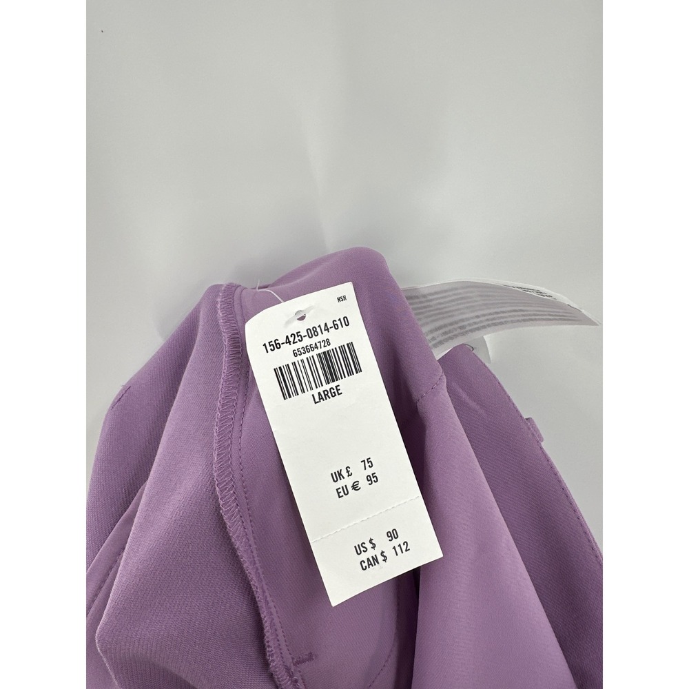 Abercrombie & Fitch Wide Purple Trouser Large NWT - Picture 7 of 8